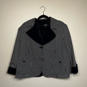 Talbots Petites Blazer Polka Dots Size 18WP